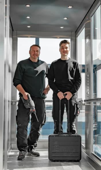 Servicetechniker von MK Liftservice